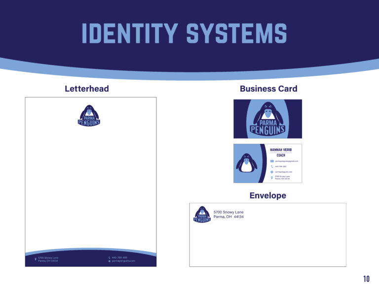 Parma Penguins Identity Guidelines Identity Systems